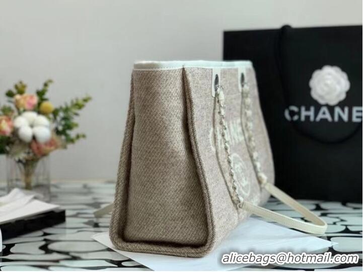 Grade Discount Chanel Shopping bag MM A67001 Cream