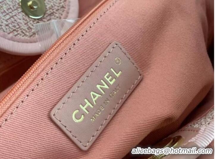 Low Price Chanel Canvas Tote Shopping Bag B66941 pink