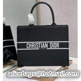 Promotional DIOR BOOK TOTE leather Constellation Embroidery M1296ZR black