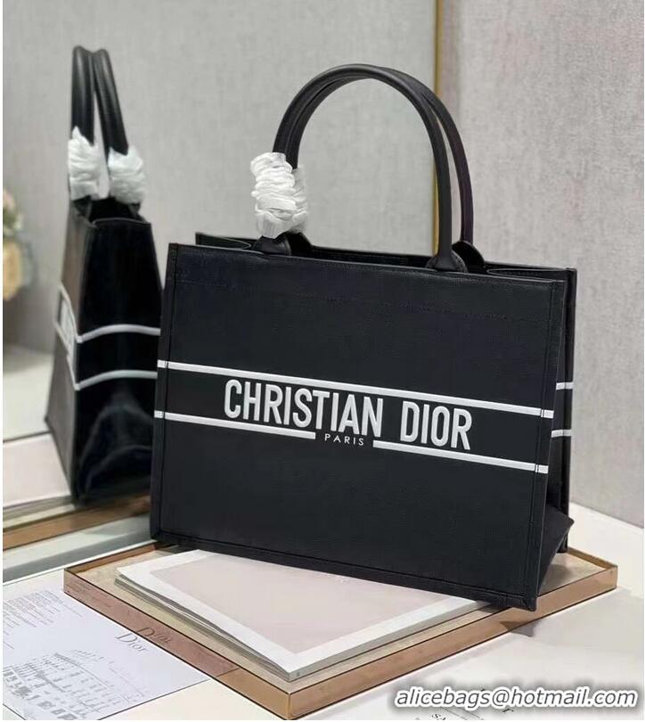 Promotional DIOR BOOK TOTE leather Constellation Embroidery M1296ZR black