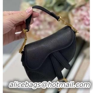 Grade Quality DIOR SADDLE BAG mini Calfskin C8160 black