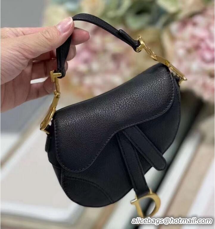 Grade Quality DIOR SADDLE BAG mini Calfskin C8160 black