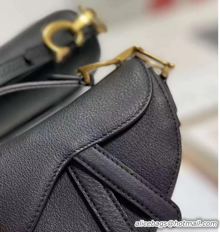 Grade Quality DIOR SADDLE BAG mini Calfskin C8160 black