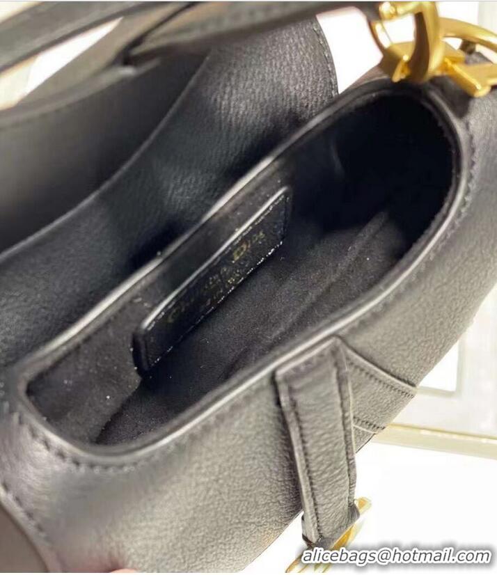 Grade Quality DIOR SADDLE BAG mini Calfskin C8160 black