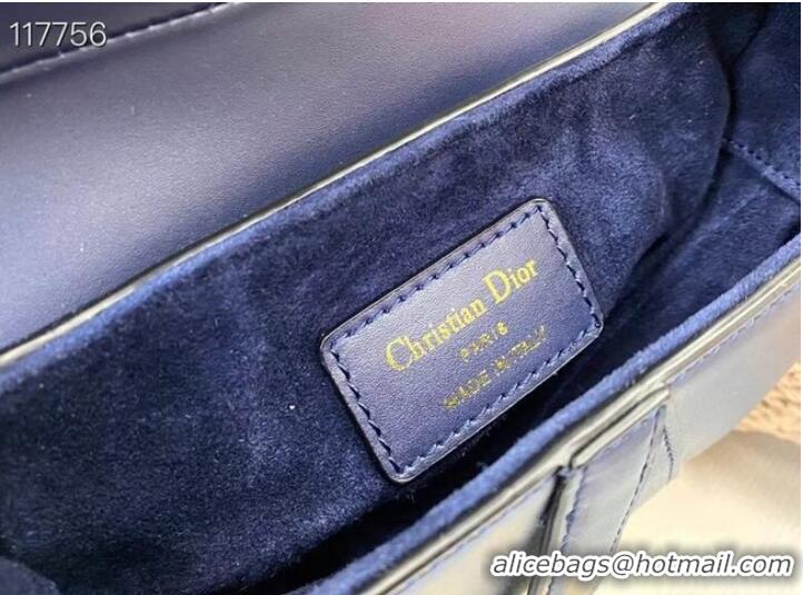 Buy Classic DIOR SMALL SADDLE BAG Calfskin M0445CW BLUE