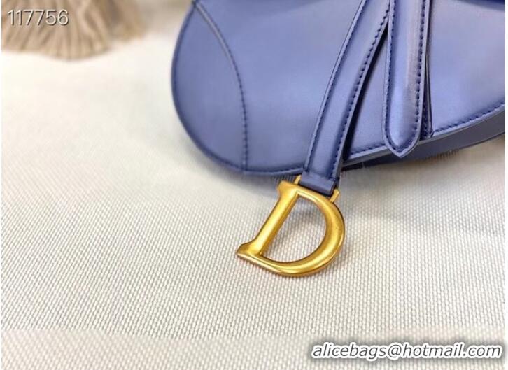 Buy Classic DIOR SMALL SADDLE BAG Calfskin M0445CW BLUE