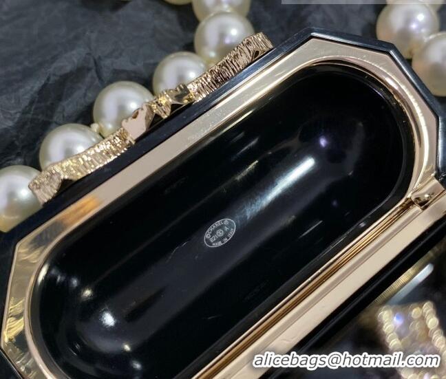 Luxurious Chanel Airpods Case Necklace AB6678 Black 2021