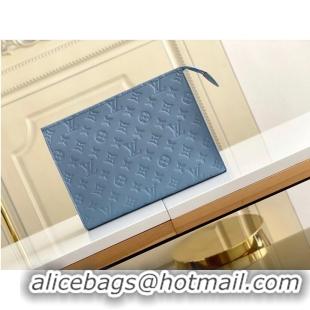 Promotional Louis Vuitton Monogram Eclipse POCHETTE Voyage M45665 Blue