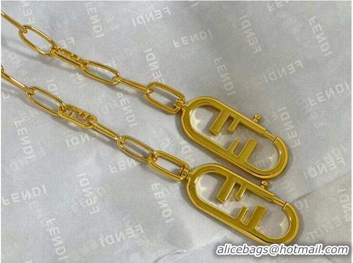 Original Cheap FENDI Shoulder strap gold 8792