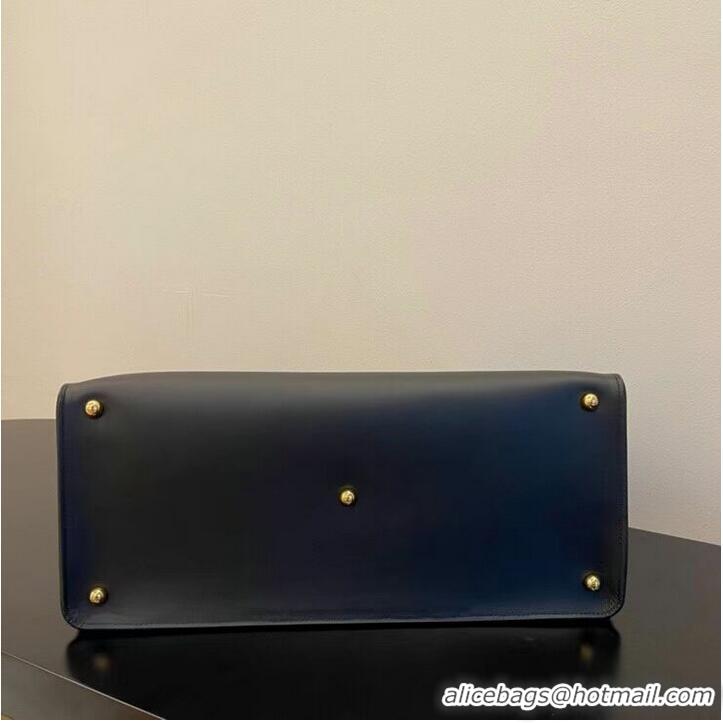 Good Quality FENDI WAY MEDIUM black leather bag 8BH391AAI