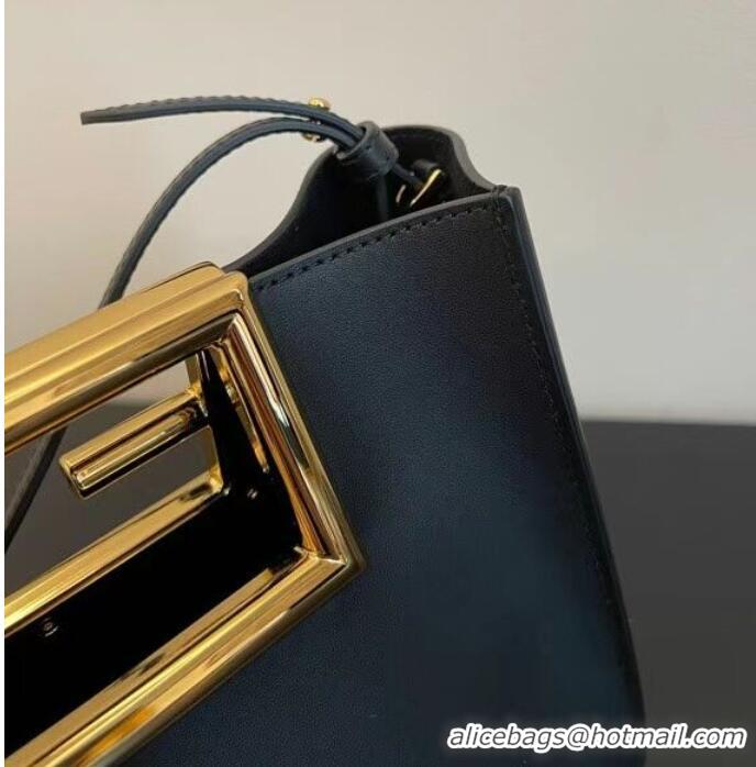 Buy Fashionable FENDI WAY small leather bag 5FB6846 black