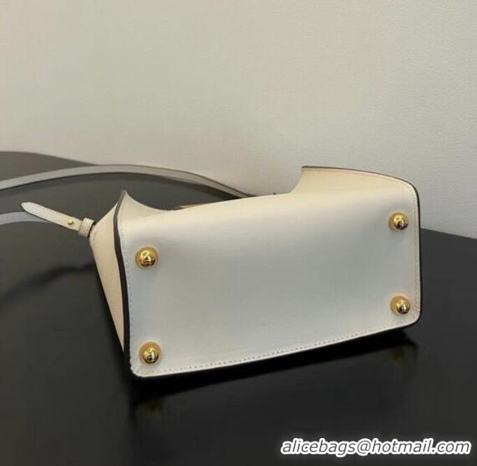 New Release Creation FENDI WAY small leather bag 5FB6846 white