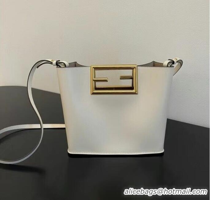 New Release Creation FENDI WAY small leather bag 5FB6846 white