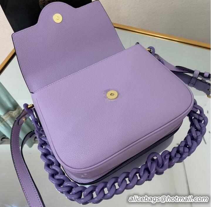 Market Sells Versace Original medium Calfskin Leather Bag FS1067 Lavender