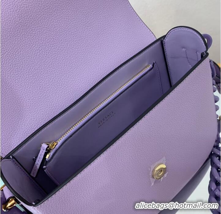 Market Sells Versace Original medium Calfskin Leather Bag FS1067 Lavender