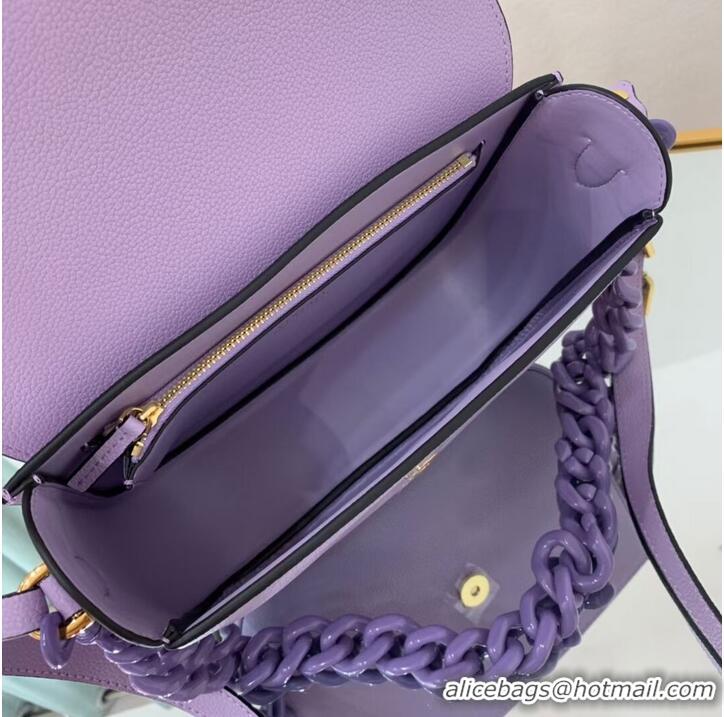 Market Sells Versace Original medium Calfskin Leather Bag FS1067 Lavender