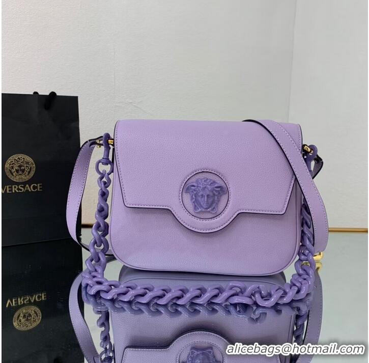 Market Sells Versace Original medium Calfskin Leather Bag FS1067 Lavender