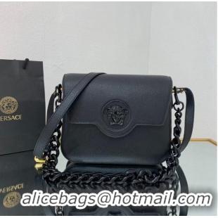 Pretty Style Versace Original medium Calfskin Leather Bag FS1067A black