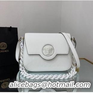 Buy Classic Versace Original medium Calfskin Leather Bag FS1067 white