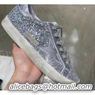 Best Price Golden Goose GGDB Sequins Sneaker Silver 051117