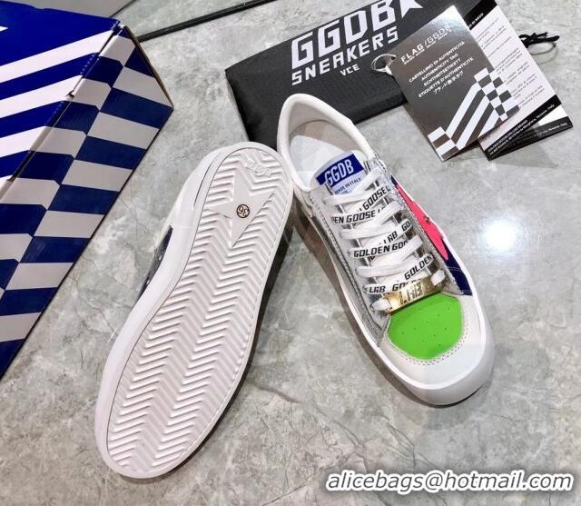 Low Cost Golden Goose Stardan Sneaker Green/Silver/Navy Blue 051119