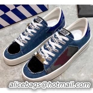 Low Cost Golden Goose Stardan Denim Sneaker 051121 Blue