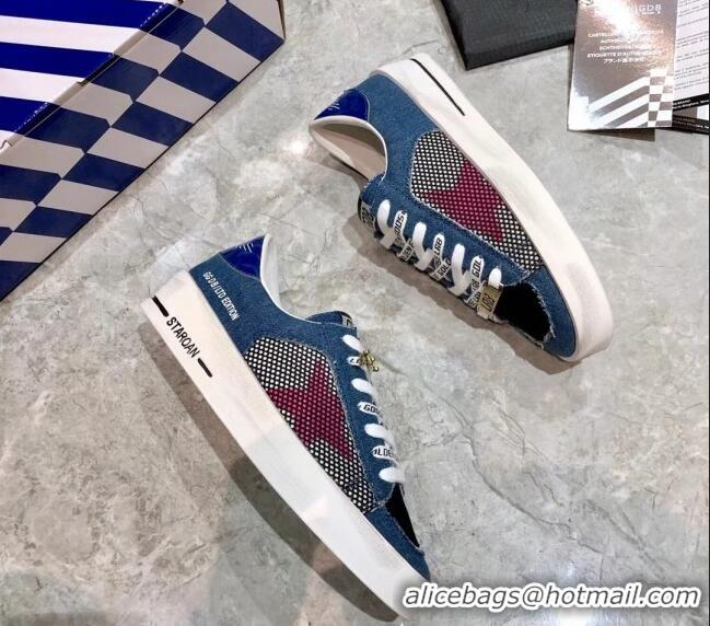 Low Cost Golden Goose Stardan Denim Sneaker 051121 Blue