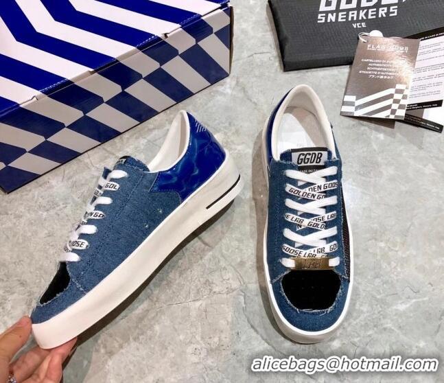 Low Cost Golden Goose Stardan Denim Sneaker 051121 Blue