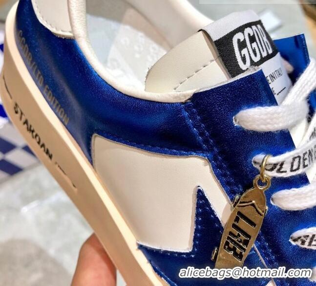 Affordable Price Golden Goose Stardan Leather Sneaker 051121 White/Blue