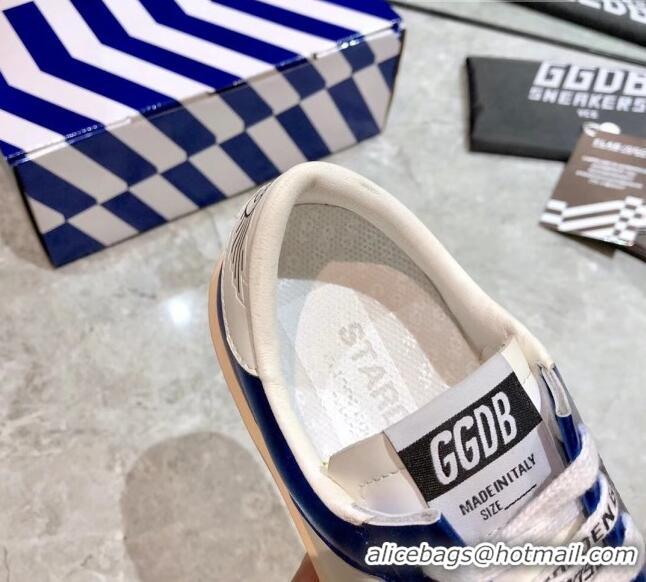 Affordable Price Golden Goose Stardan Leather Sneaker 051121 White/Blue