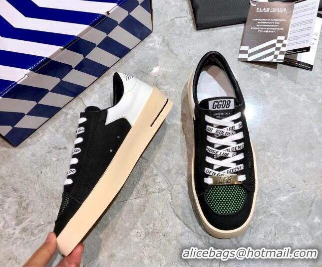 Low Price Golden Goose Stardan Mesh Sneaker Black/Green 051124