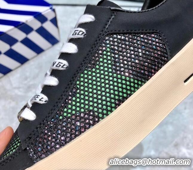 Low Price Golden Goose Stardan Mesh Sneaker Black/Green 051124