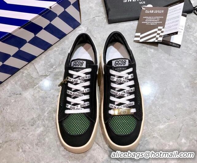 Low Price Golden Goose Stardan Mesh Sneaker Black/Green 051124