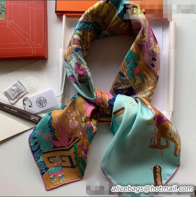 Buy Fashionable Hermes Carre Silk Square Scarf 90x90cm H62311 Purple 2021