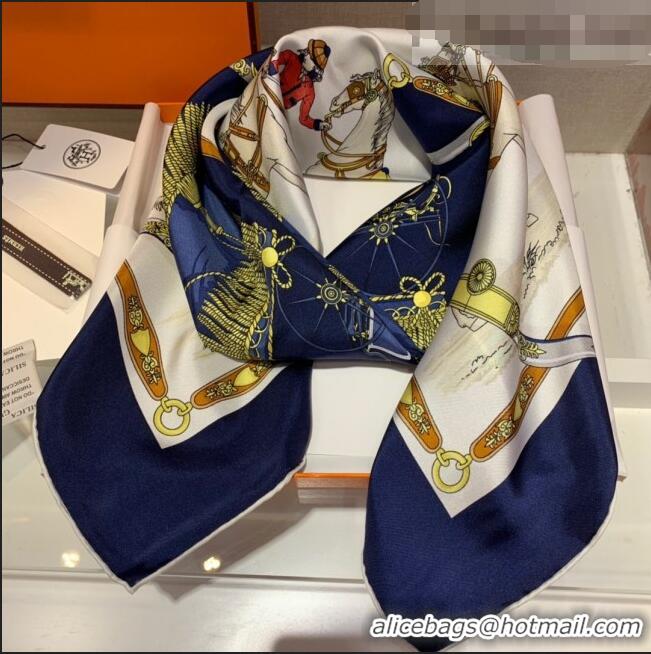 Purchase Grade Hermes Twilly Silk Square Scarf 90x90cm H81805 White 2021