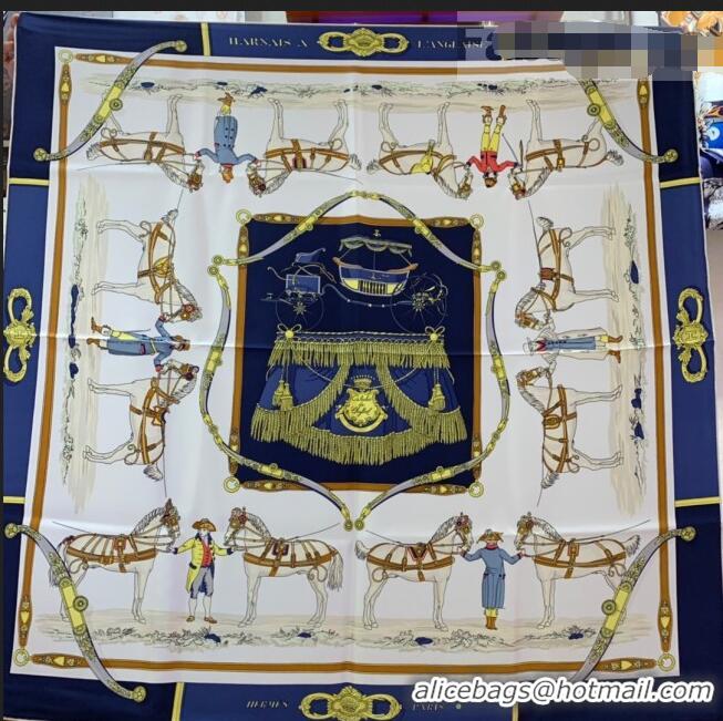 Purchase Grade Hermes Twilly Silk Square Scarf 90x90cm H81805 White 2021