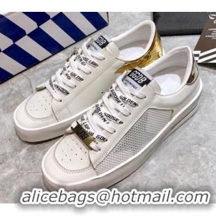 Discount Golden Goose Stardan Leather Sneaker White 051125