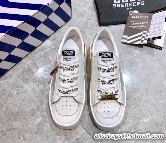 Discount Golden Goose Stardan Leather Sneaker White 051125