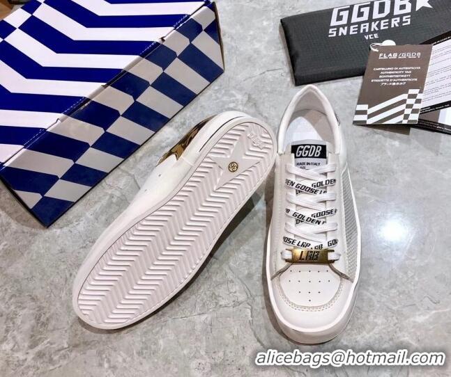 Discount Golden Goose Stardan Leather Sneaker White 051125