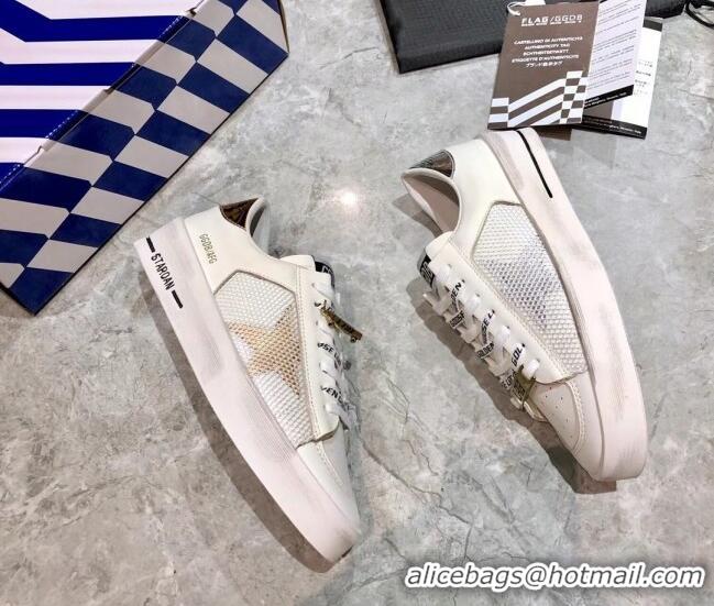 Discount Golden Goose Stardan Leather Sneaker White 051125