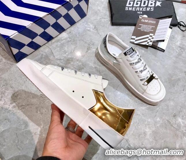 Discount Golden Goose Stardan Leather Sneaker White 051125