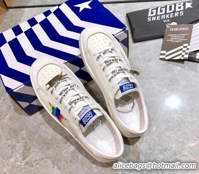 Good Quality Golden Goose Graffiti White Calfskin Sneaker 051127