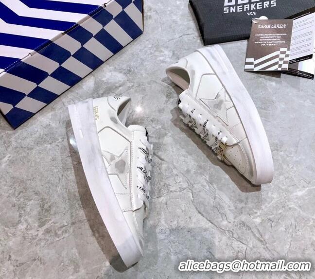 Pretty Style Golden Goose Purestar White Calfskin Sneaker 051129