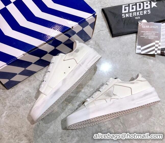 Pretty Style Golden Goose Purestar White Calfskin Sneaker 051129