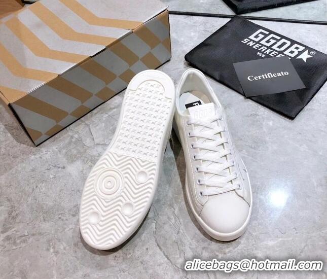 Lowest Price Golden Goose Purestar White Calfskin Sneaker 051133