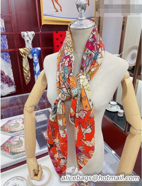 Low Cost Hermes Cashmere and Silk Scarf 100x100cm HS07 2021