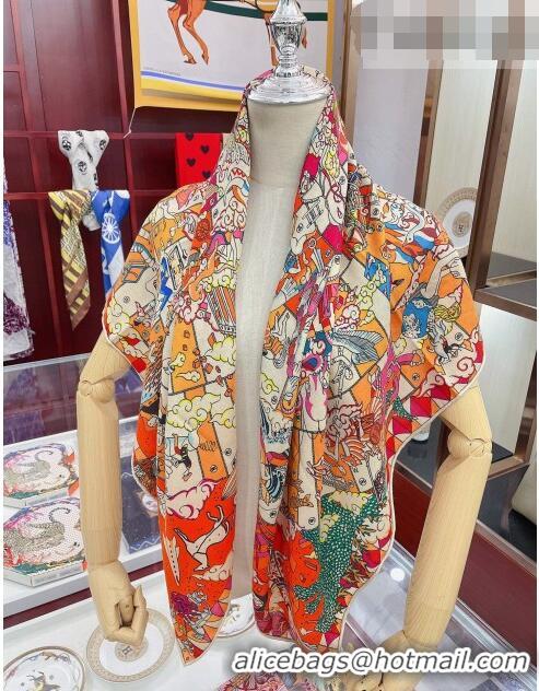 Low Cost Hermes Cashmere and Silk Scarf 100x100cm HS07 2021