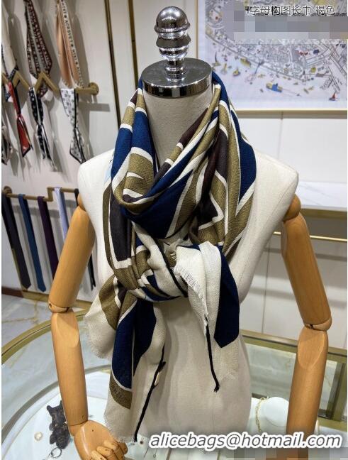 Inexpensive Hermes Cashmere and Silk Long Scarf HS809 2021