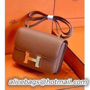 Buy Discount Hermes Original Espom Leather Constance Bag H9978 Wheat