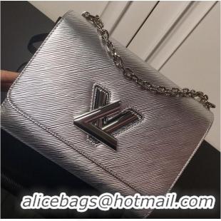 Well Crafted Louis Vuitton Epi Leather TWIST MM M50280 Silver